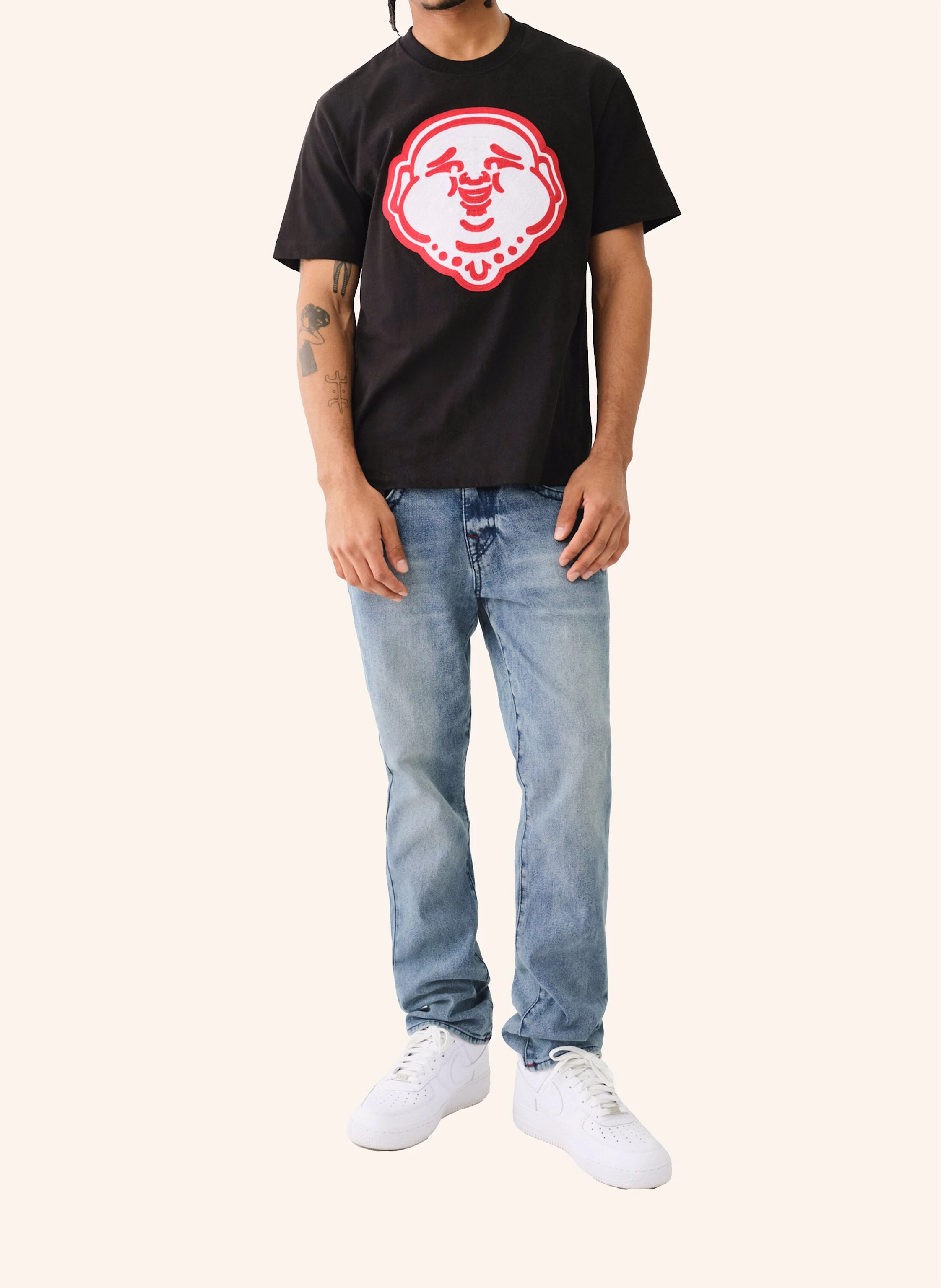 TRUE RELIGION T-Shirt BUDDHA FACE