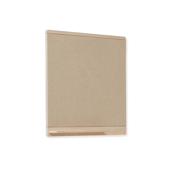 Form & Refine - Rim Pinwand, 75 x 75 cm, Eiche weiss pigmentiert
