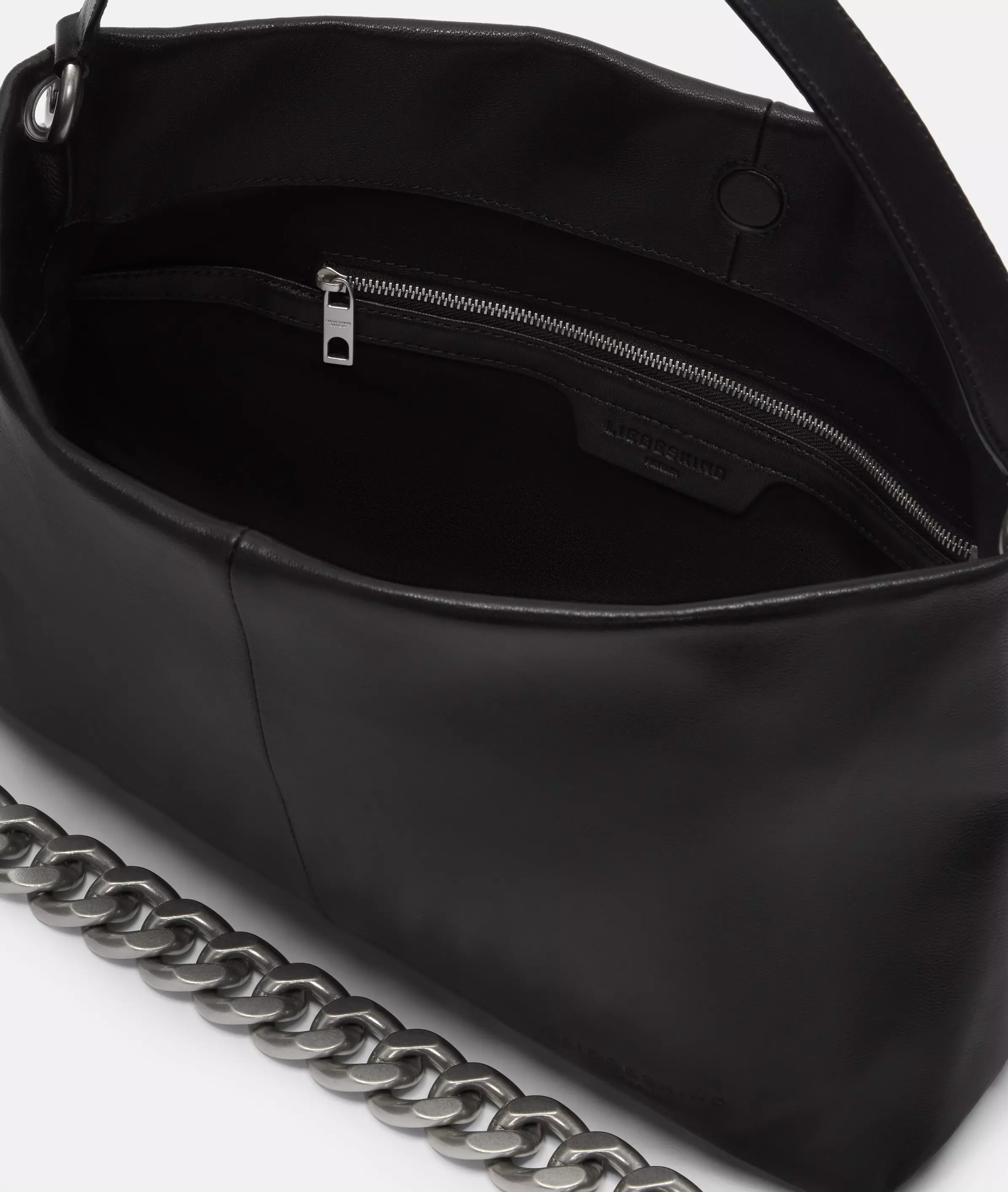 Mira Hobo M Spacious leather hobo bag