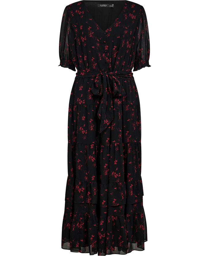 Lauren Ralph Lauren POLY CRINKLE GGT 58-DRESS Sort