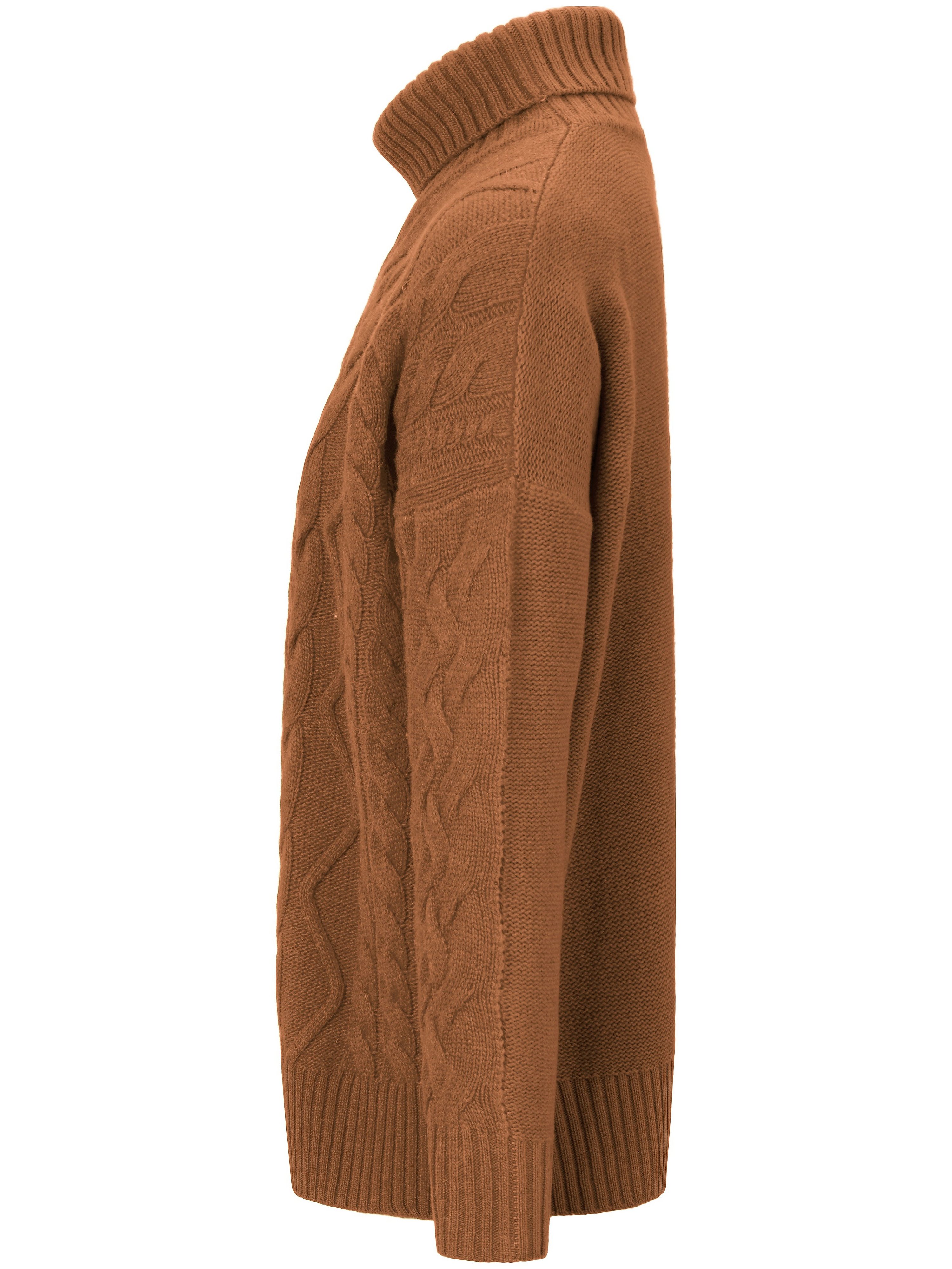 Rollkragen-Pullover aus 100% Schurwolle