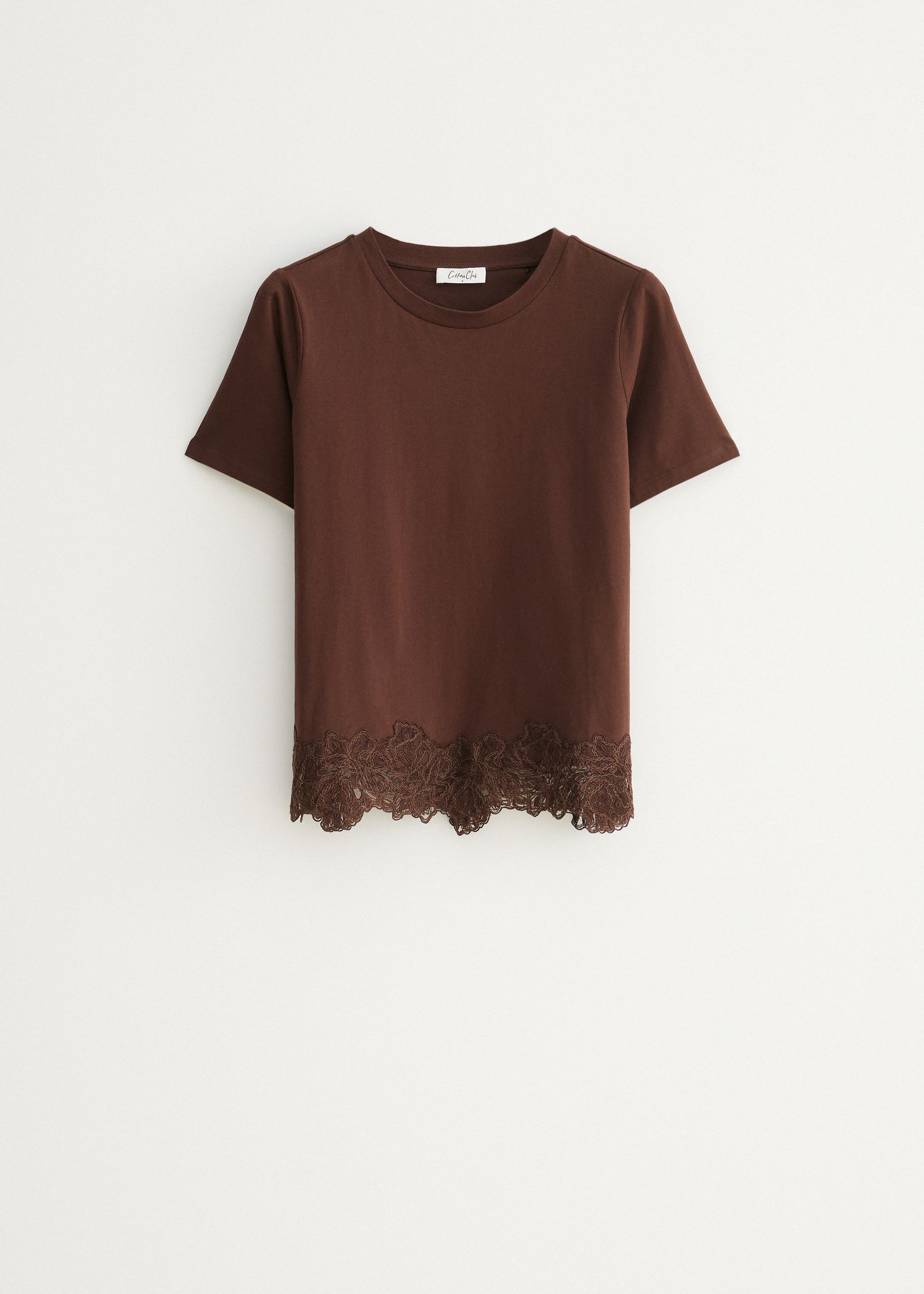 T-shirt met kant