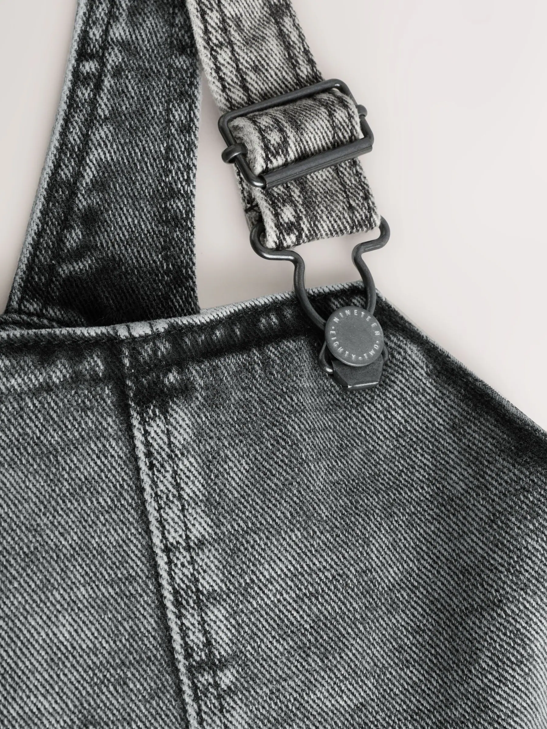 Grijs - Denim tuinbroek (3mnd -7jr)