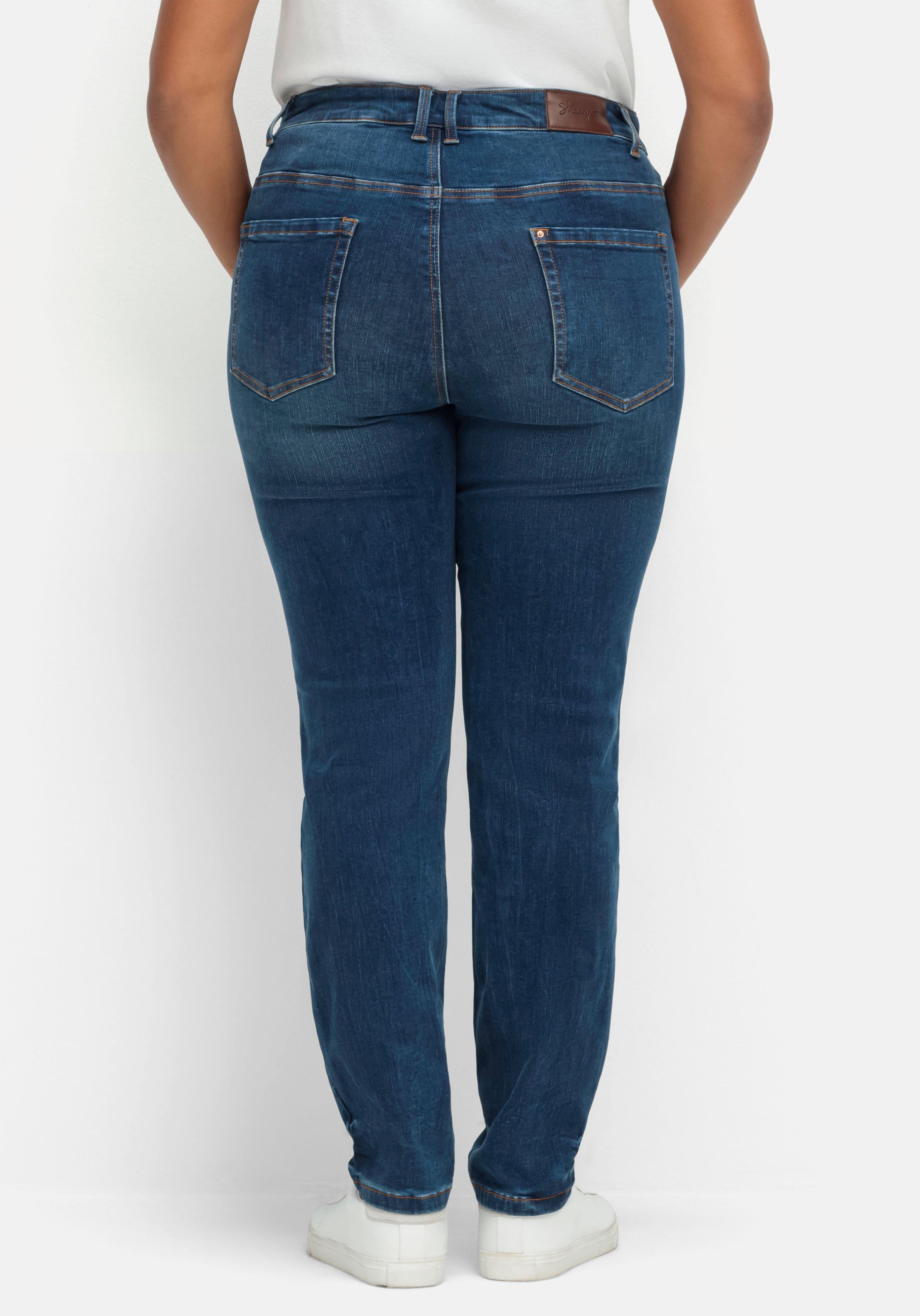 Skinny Stretch-Jeans mit Bodyforming-Effekt