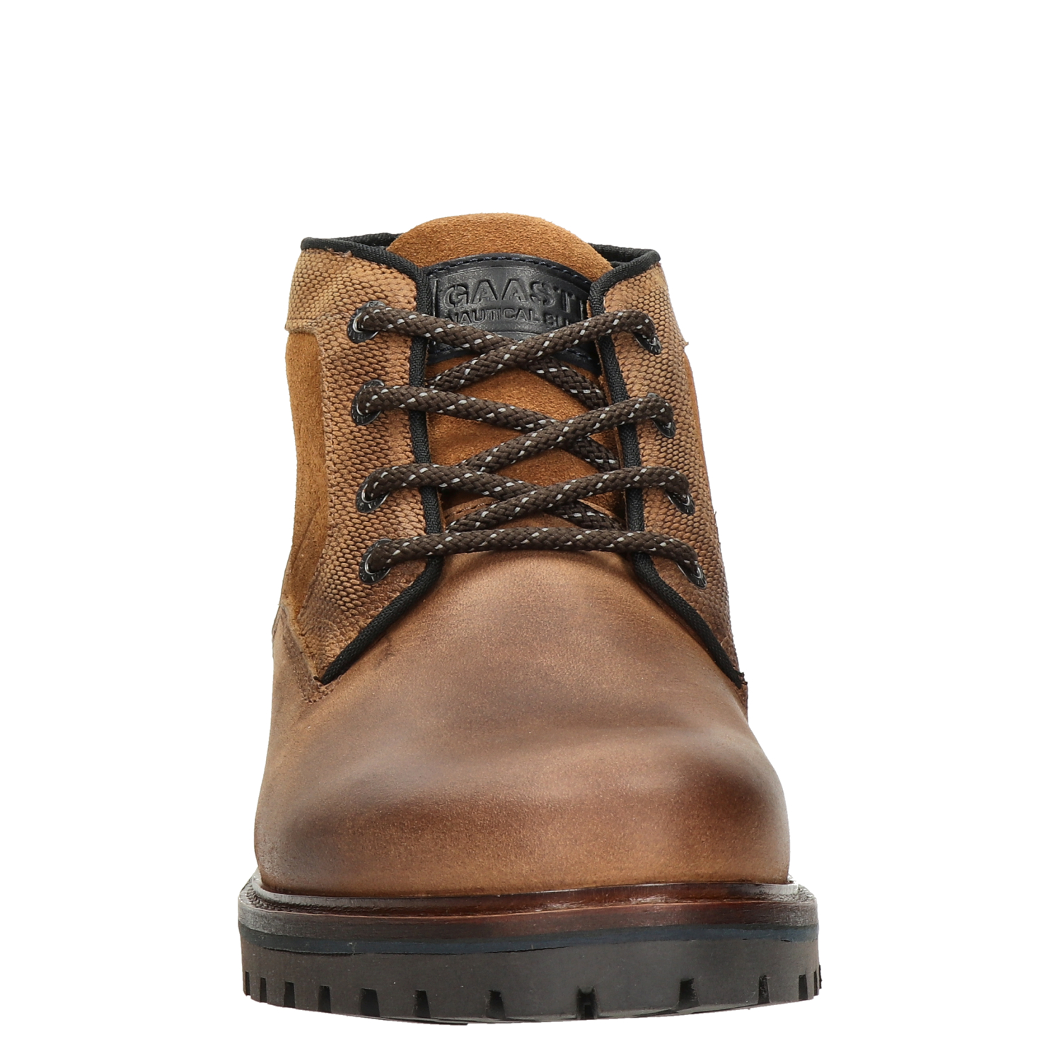 Taurus Mid Oil heren veterboot Gaastra Cognac