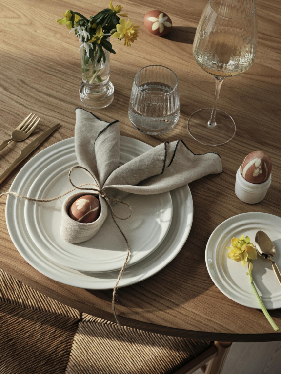 Broste Copenhagen Stevns dinerbord Ø28 Chalk White