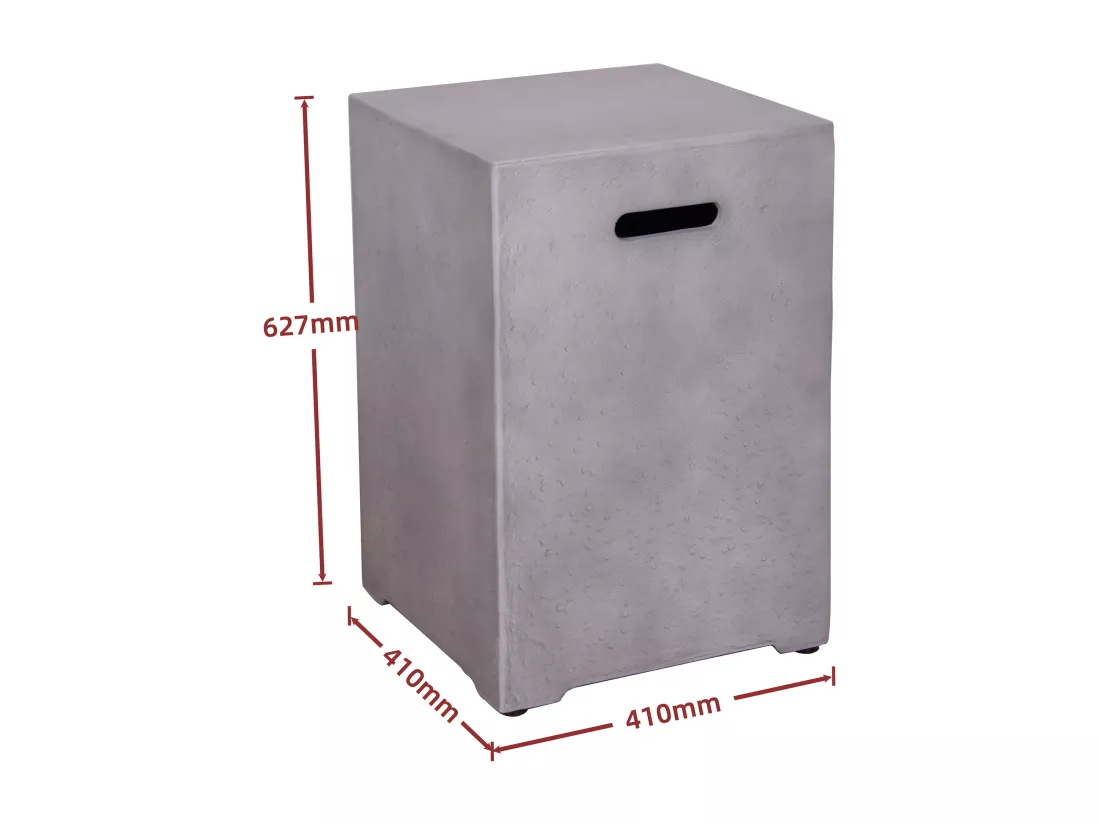 Cache bouteille gris en MGO pour gaz – SEROZA