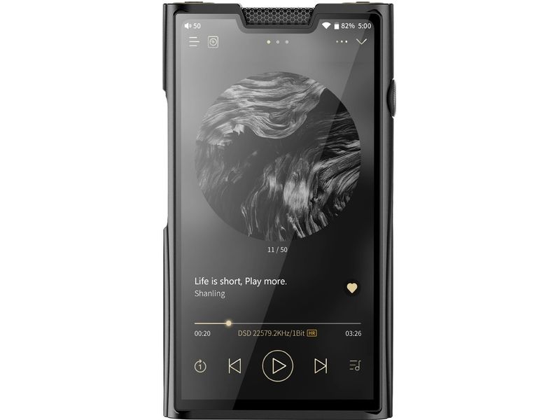 Shanling HiRes-Player M8T Schwarz High-Res-Musikplayer mit Transistor- und Röhrenverstärker