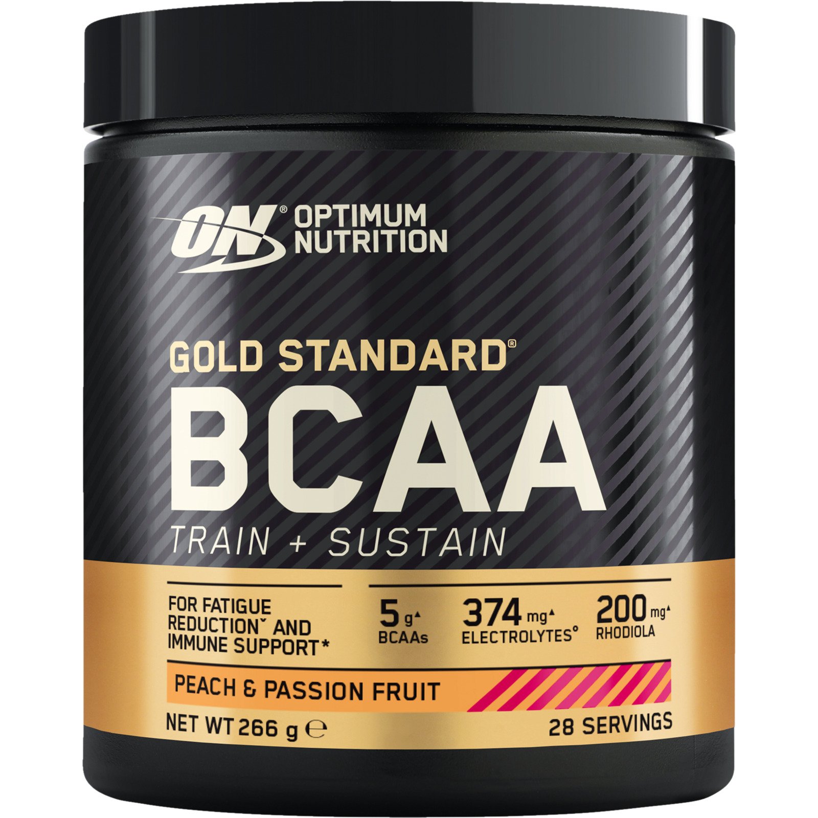 Optimum Nutrition Gold Standard BCAA Train + Sustain Peach & Passionfruit 266 g