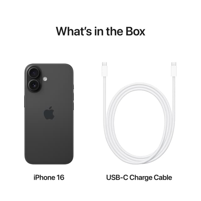 iPhone 16 – 5G smartphone 256GB (sort)