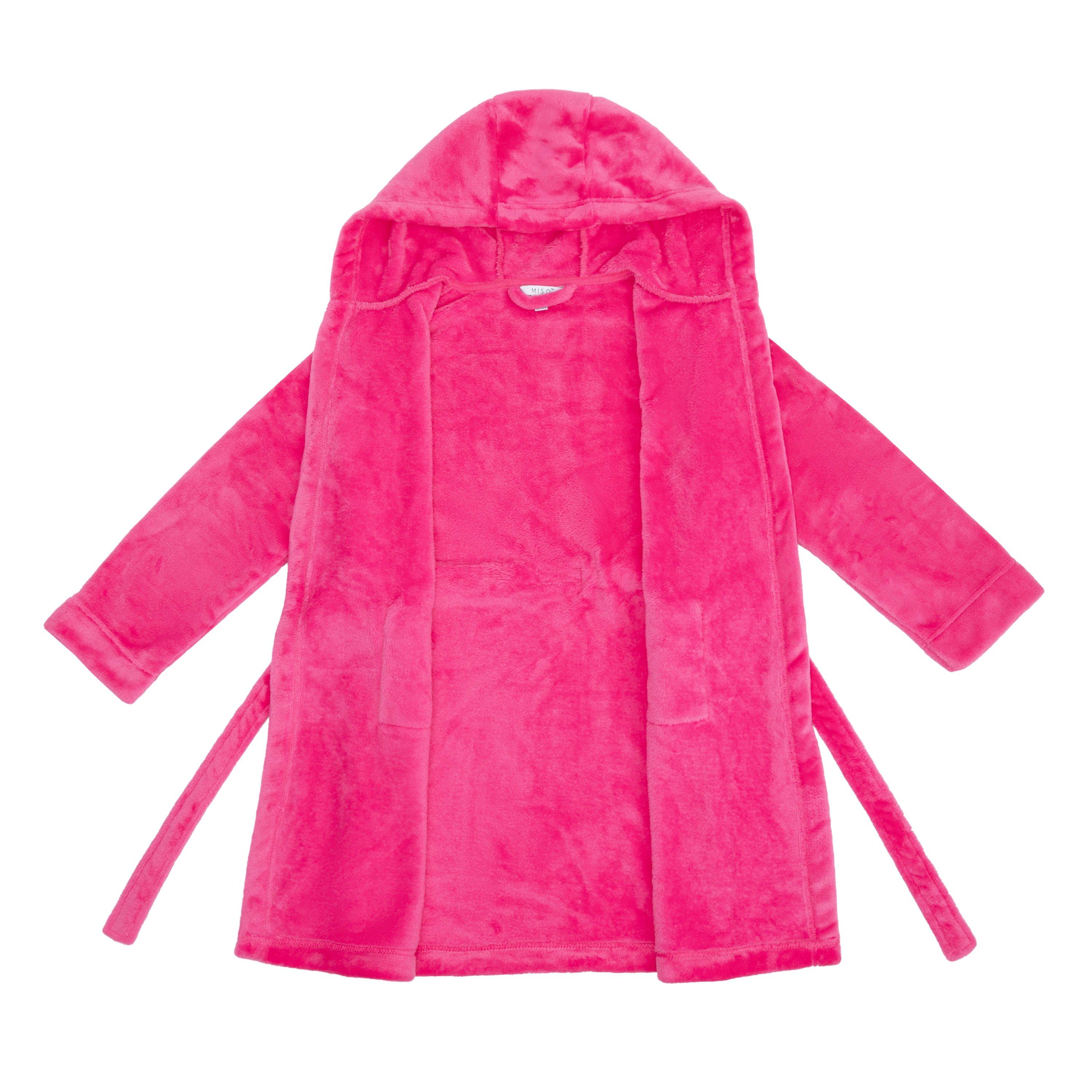 Miso Kids Girls Fleece Dressing Gown