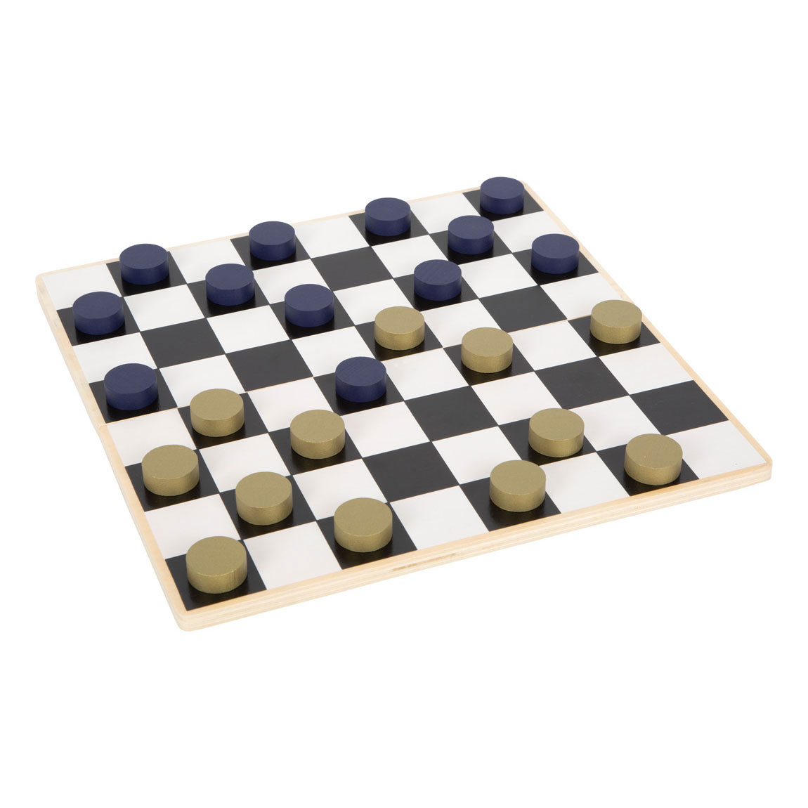 Small Foot-Schaak en Backgammon Spel (Golden Edition)