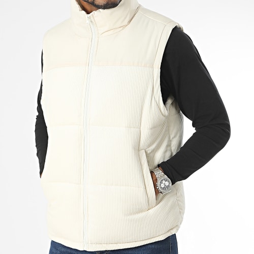 Doudoune Sans Manches TB4693 Beige