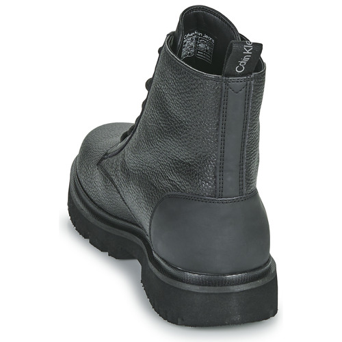 Calvin Klein Jeans - EVA MID LACEUP BOOT LTH - Noir