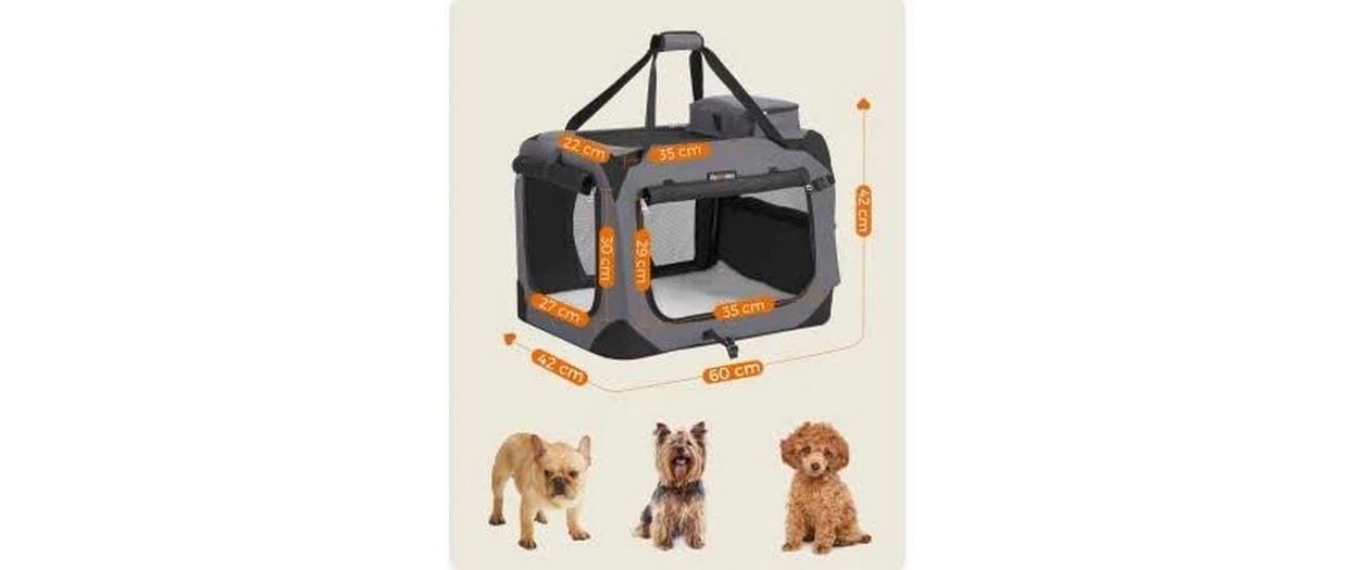 Transportbox für Hunde & Katzen STierbox zum Tragen von Haustieren
