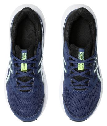 Chaussures Running Asics Jolt 4 GS Bleu/Vert Enfant