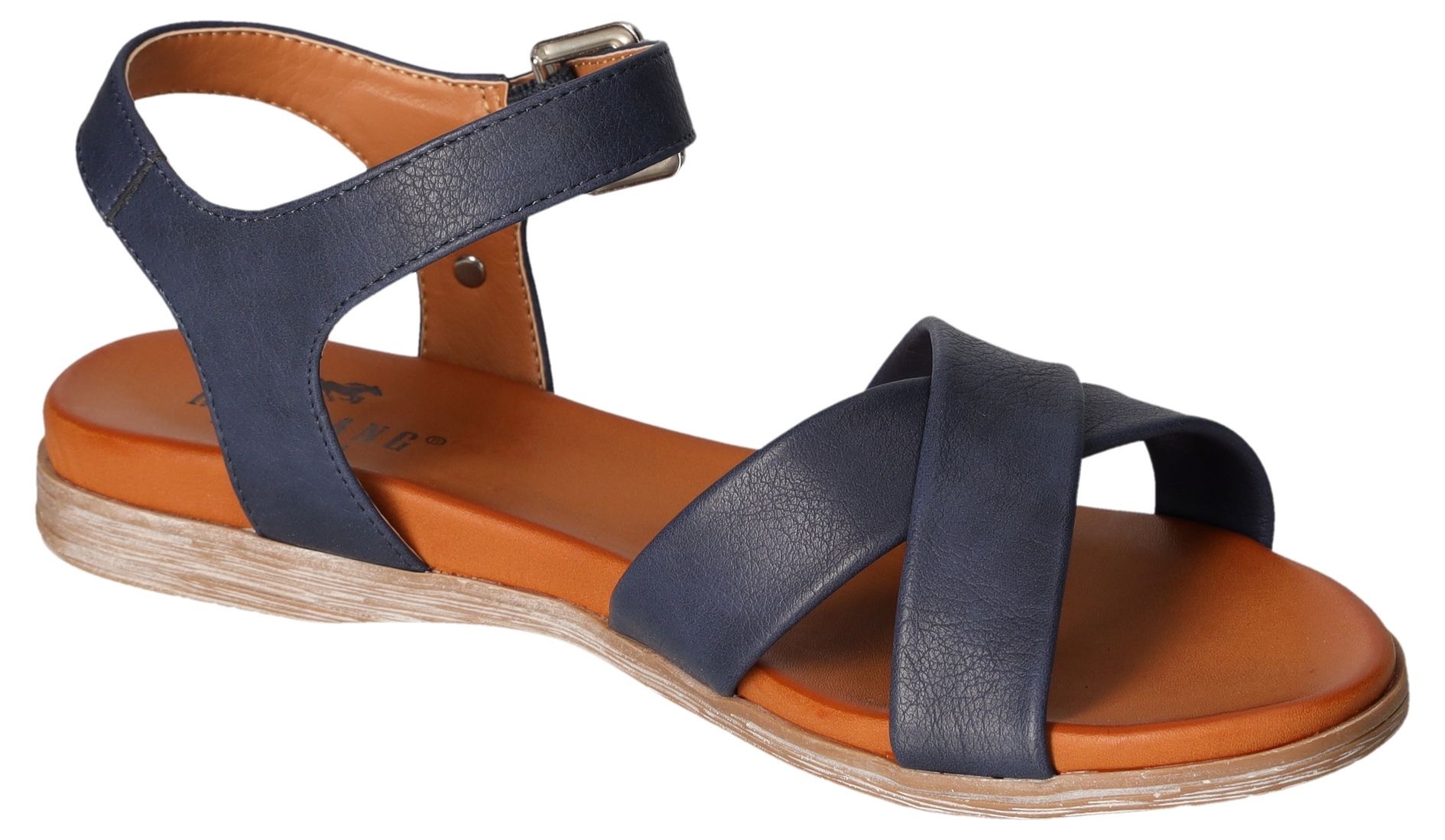 Mustang Shoes Sandale  , Sommerschuh, Sandalette, Riemchensandale, mit breiten Riemen