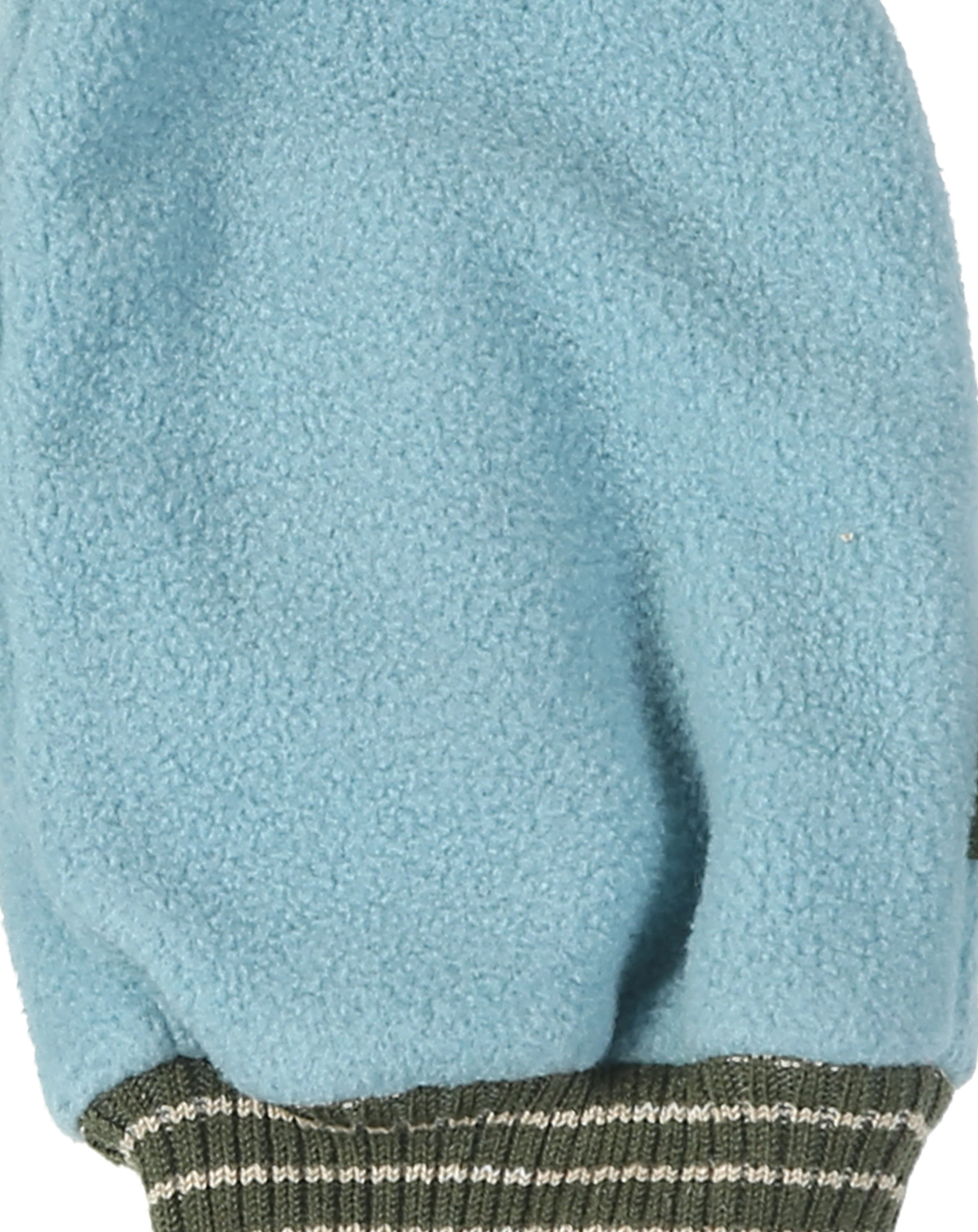 Fleece-Fäustlinge PUPUJUSSI in smoke blue/ bronze green