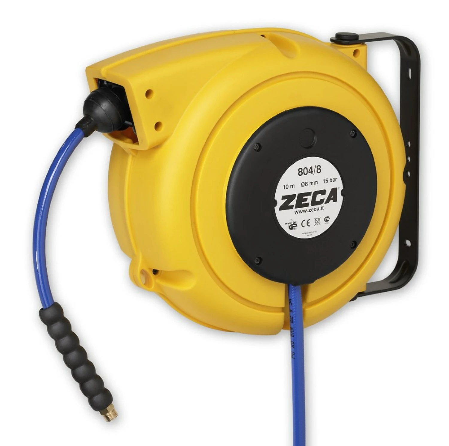 Zeca ZELU805/10 Luchthaspel met KPU slang - 10mm x 16   1,5m