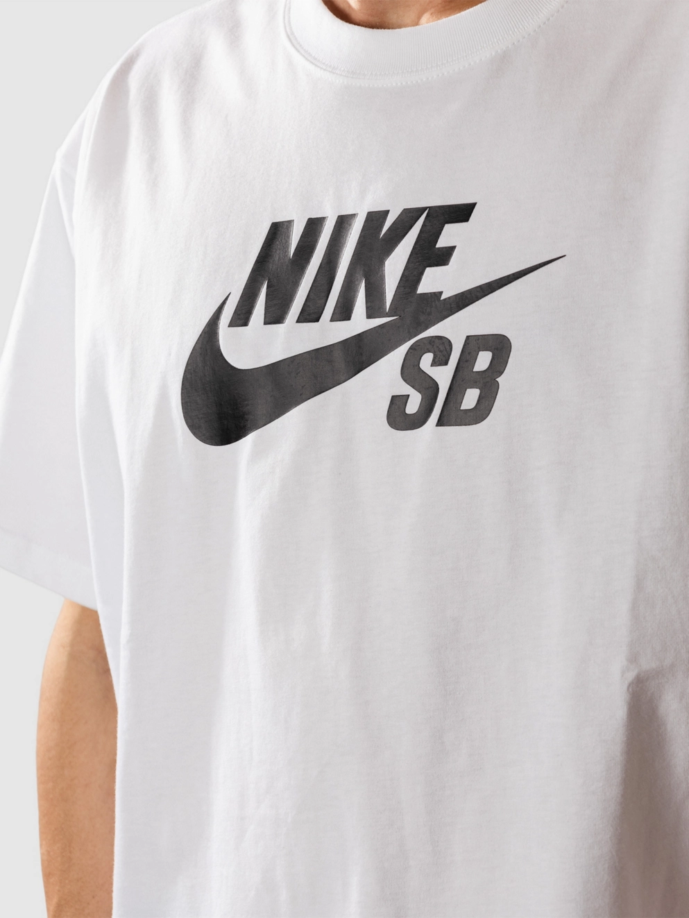 Nike SB Logo Skate T-Shirt white/black