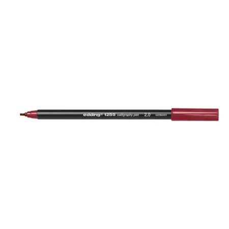edding 1255 Calligraphy pen, 2mm karmesin