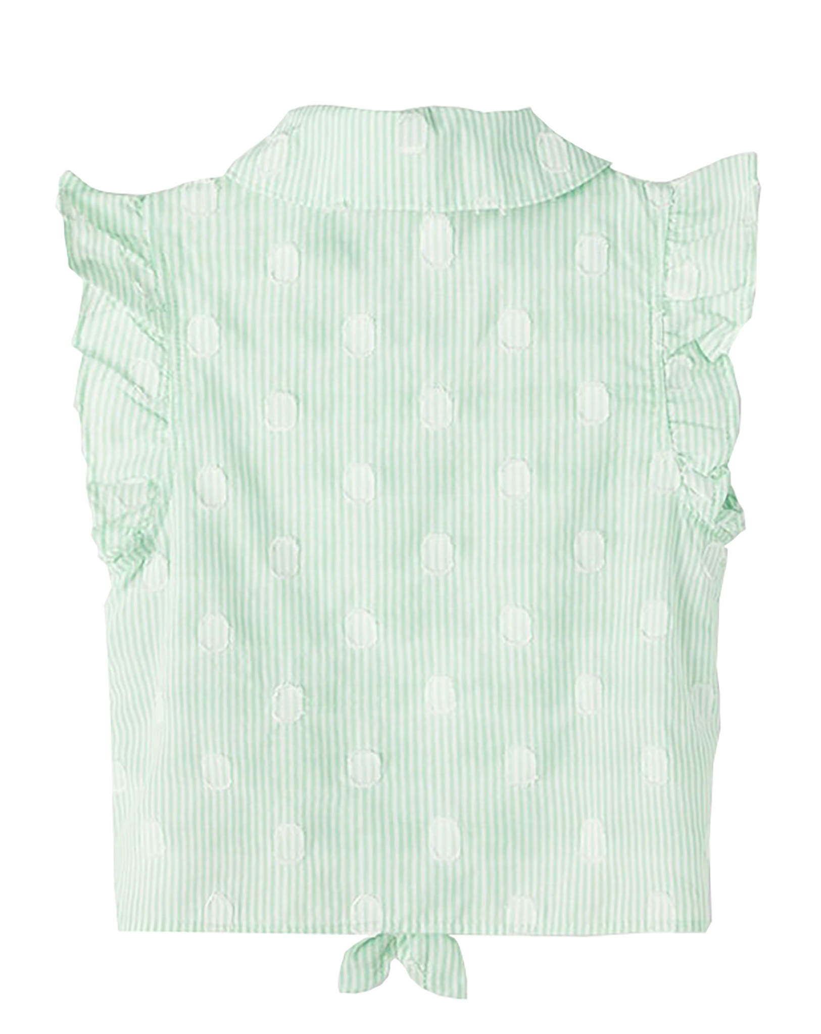 Bluse ärmellos NKFFIDOT in green ash