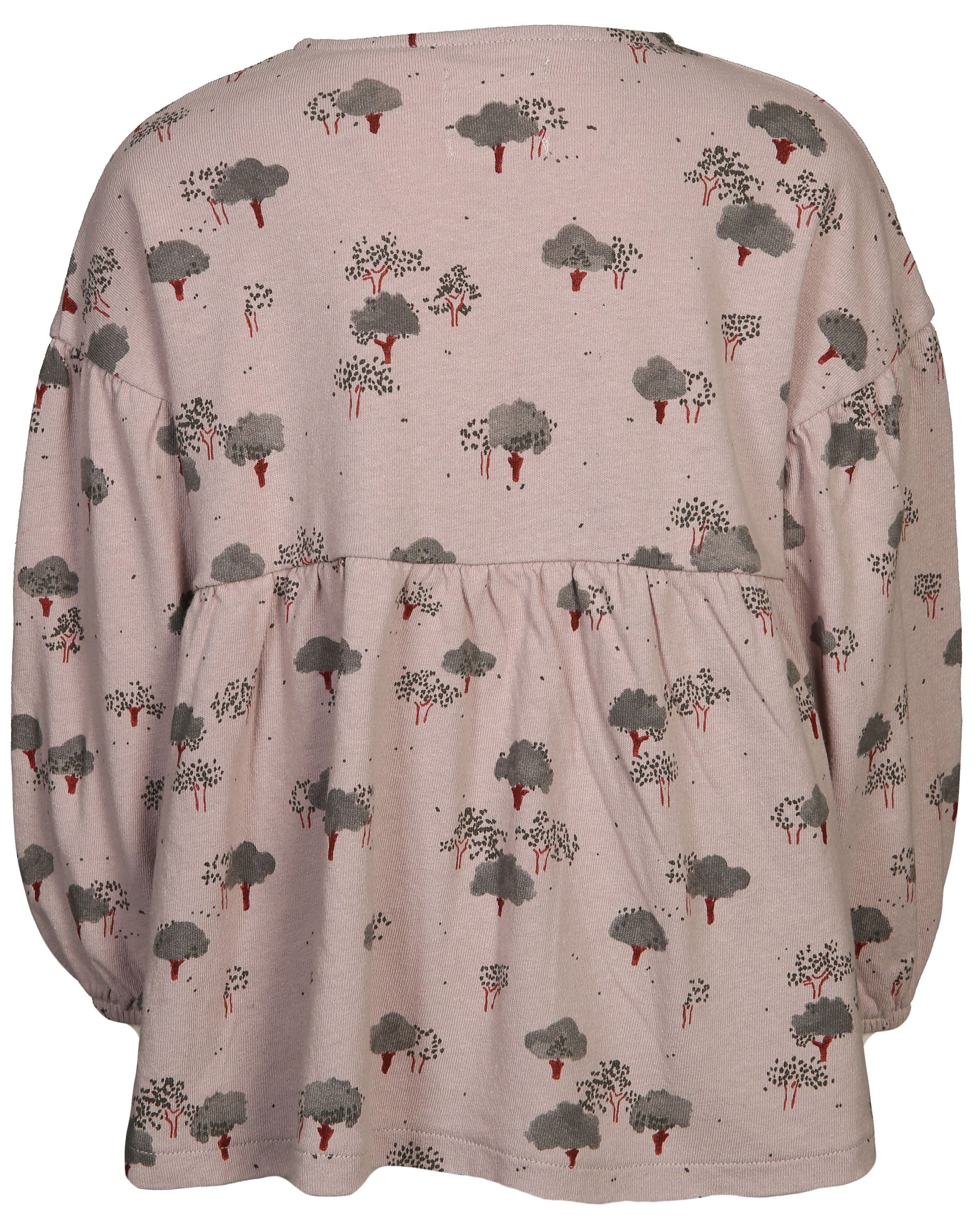 Langarmshirt PRINTED mit Leinen in cor de rosa