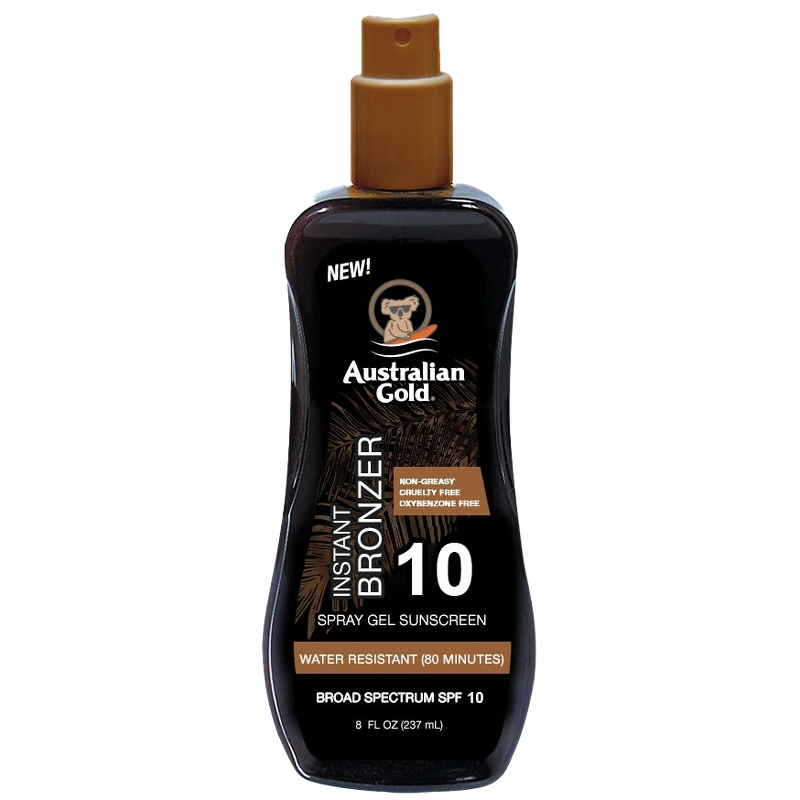 Australian Gold Instant Bronzer Spraygel SPF 10 - 237 ml