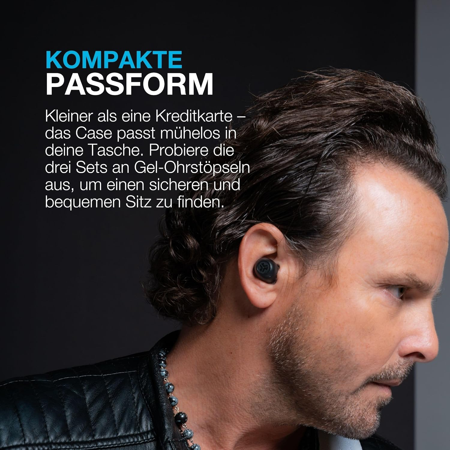 GO POP ANC Bluetooth 5.3 In-Ear Kopfhörer Headset IP55   Ladecase (IEUEBGOANCRTEL124) - Teal