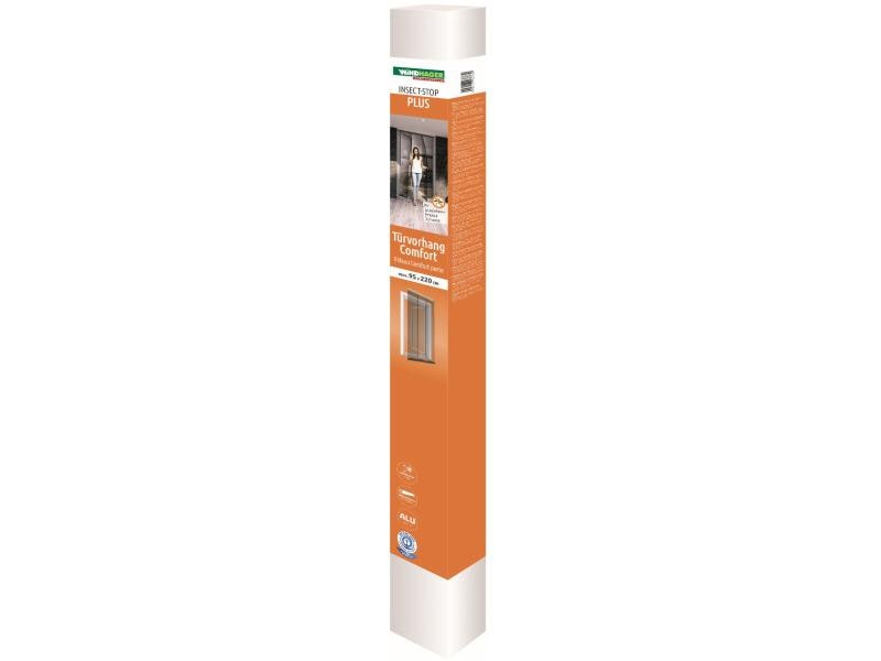 Windhager Fliegengitter Comfort 95 x 220 cm Lamellentür Schutz gegen Fluginsekten