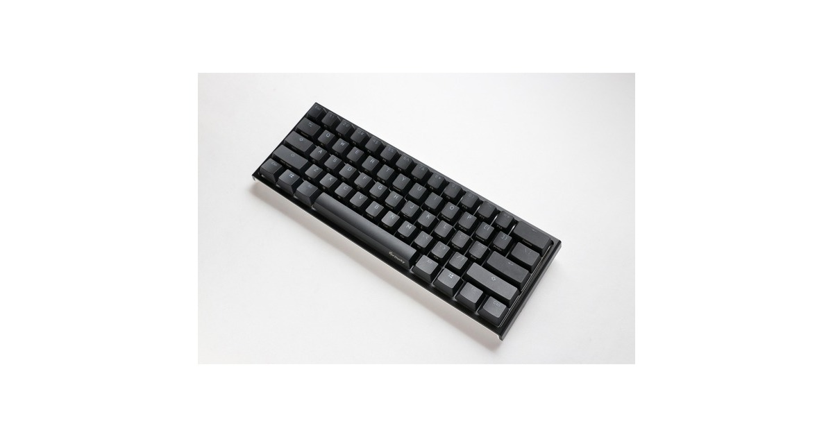 DuckyOne 2 Pro Mini Classic, gaming toetsenbord  (Zwart, US lay-out, Cherry MX Silent Red, RGB led, Double-shot PBT, QUACK Mechanics, 60%)