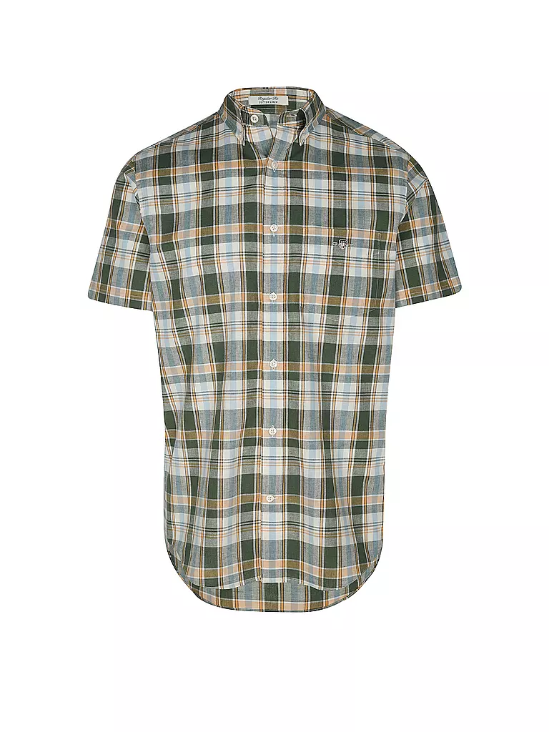GANT Hemd Regular Fit  dunkelgrün