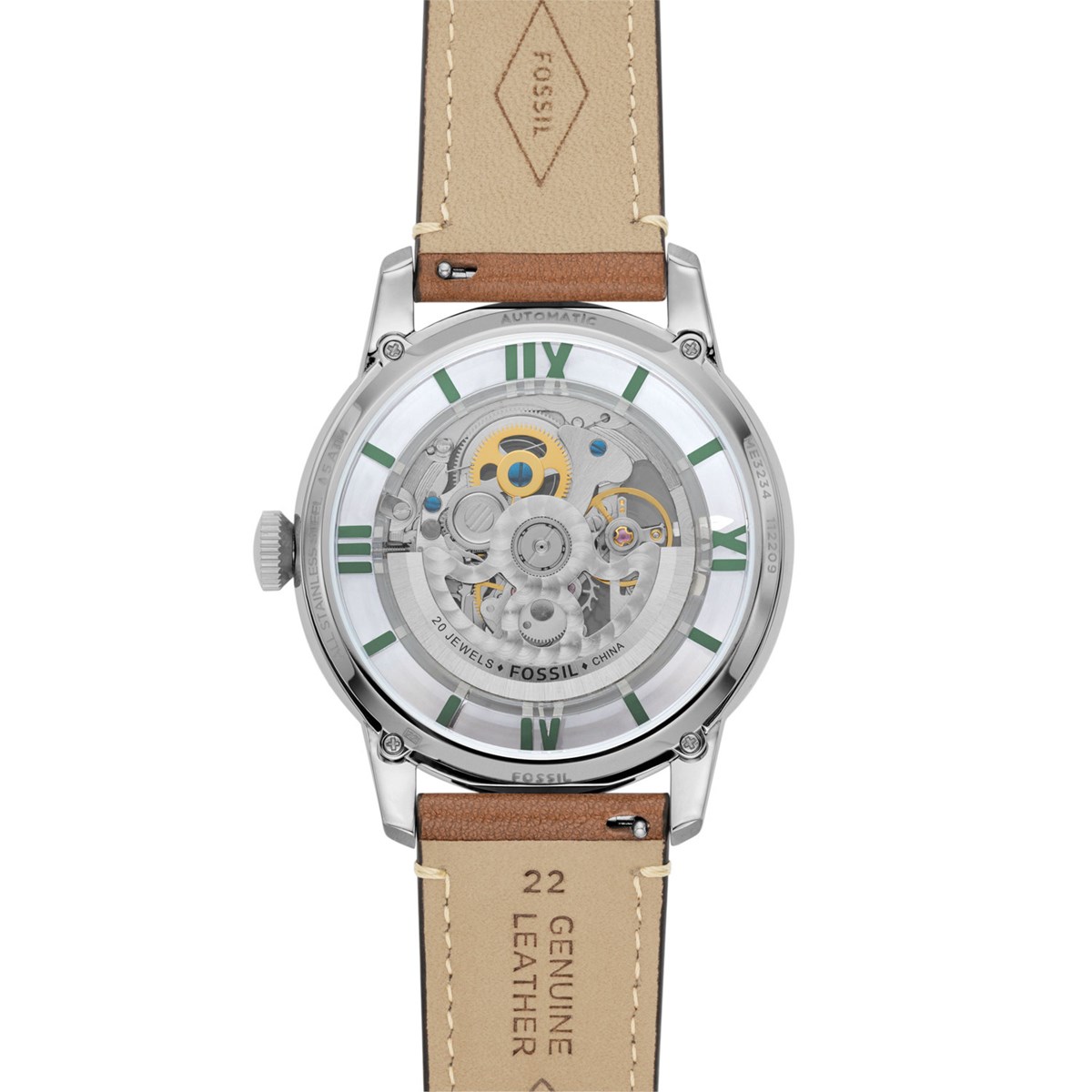 Montre Fossil Townsman automatiquecuir écoresponsable