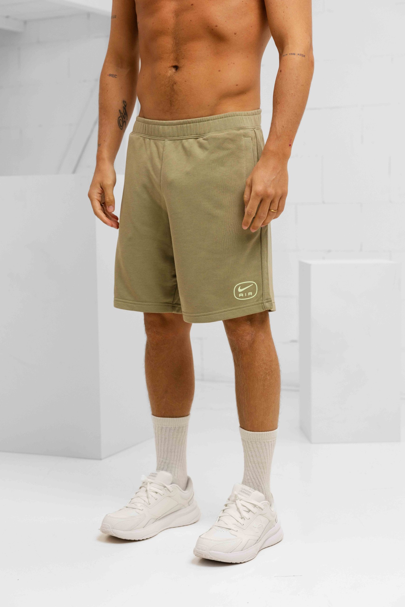 Nike Air Jogging Short Heren Donkergroen