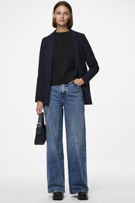 Pieces blauwe dames blazer