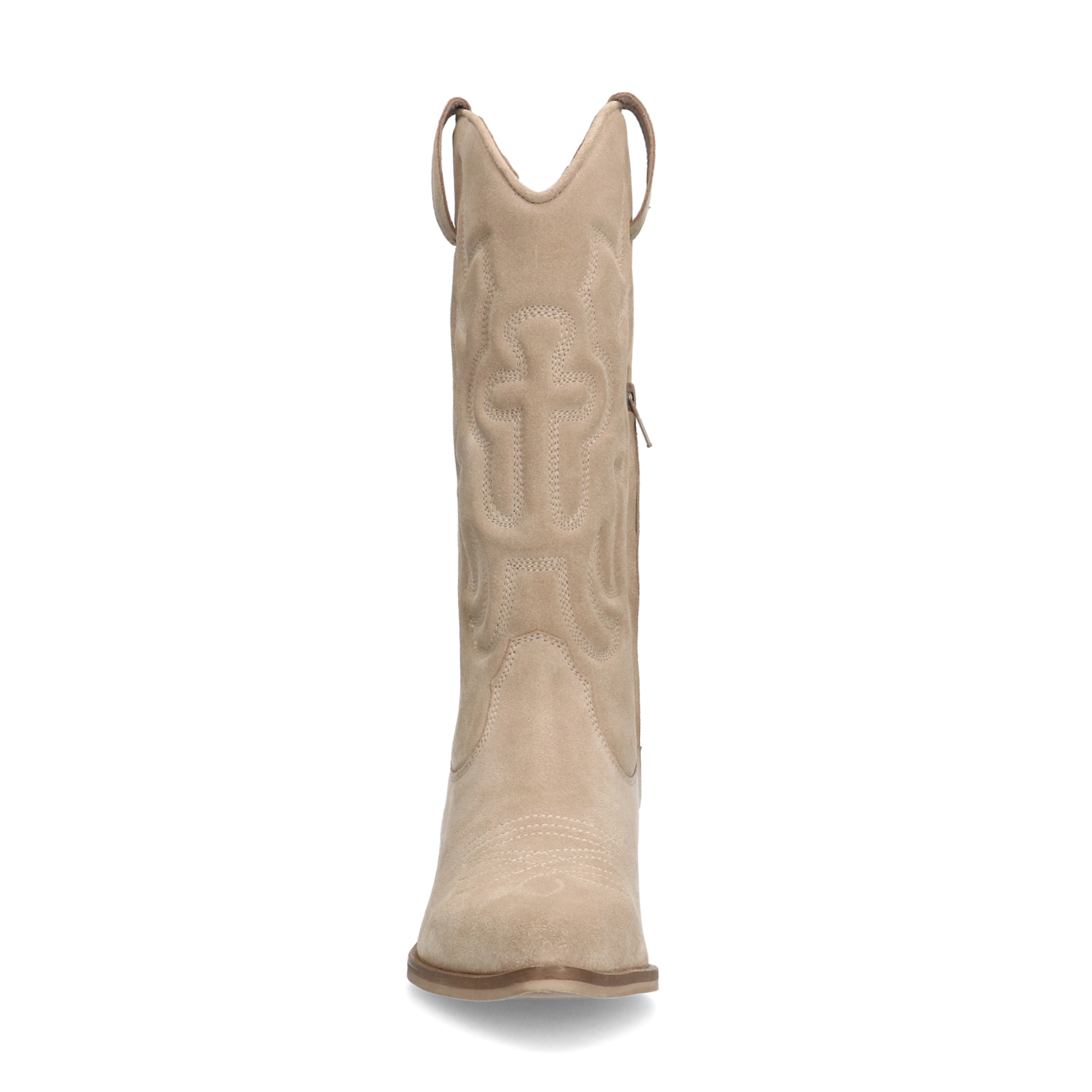 Beige suède cowboylaarzen