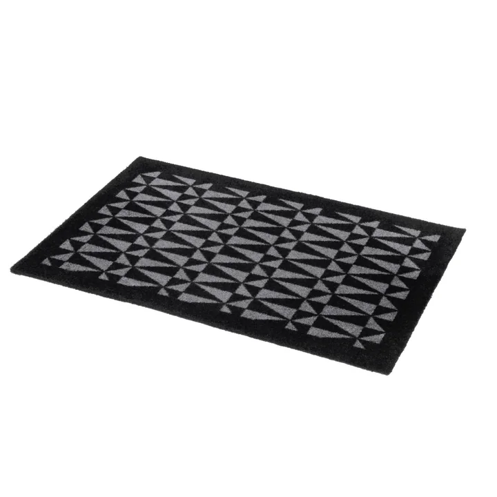 tica copenhagen - Graphic Fussmatte, 60 x 90 cm, schwarz / grau