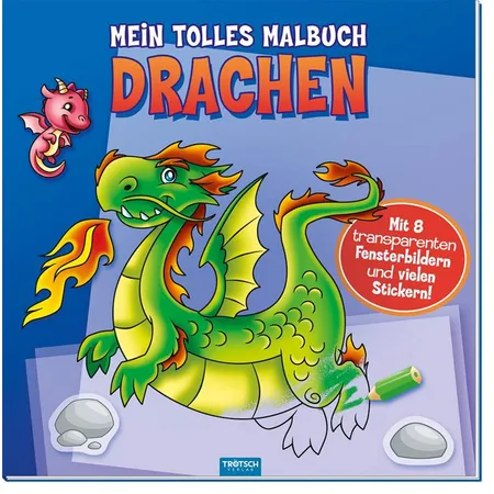 Trötsch Mein tolles Malbuch Drachen