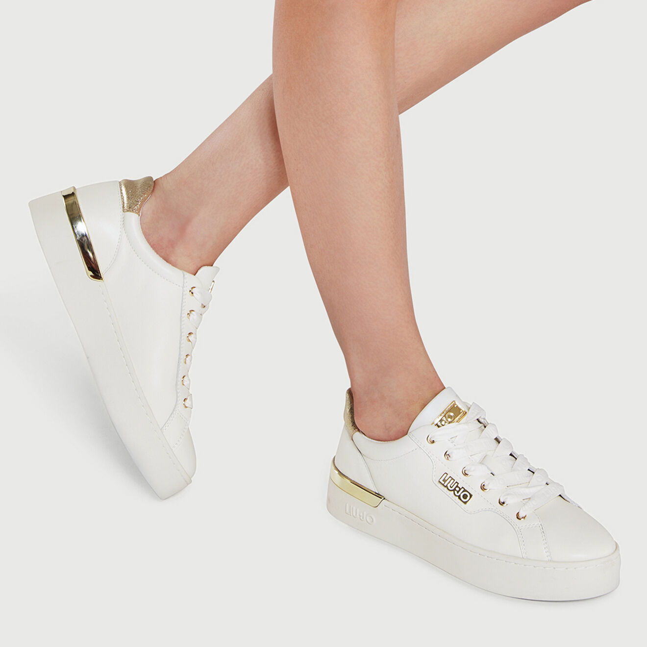 Liu-Jo Sneakers Silvia écrues