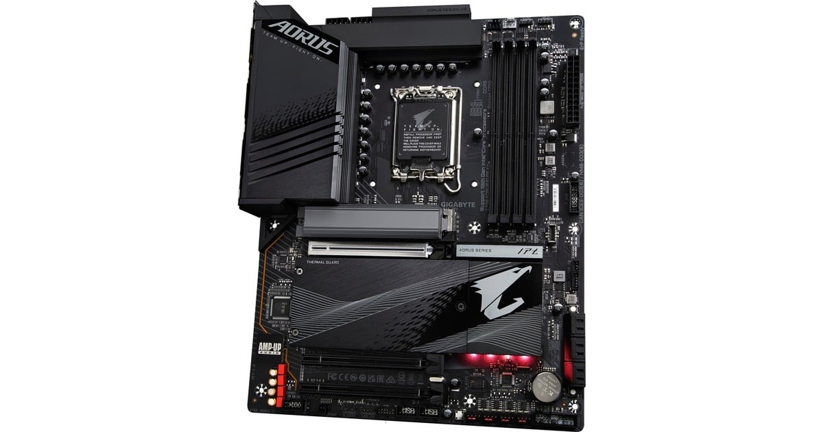 GIGABYTEZ790 AORUS ELITE AX socket 1700 moederbord  (Zwart, RAID, 2,5Gb-LAN, WLAN, BT, Sound, ATX)