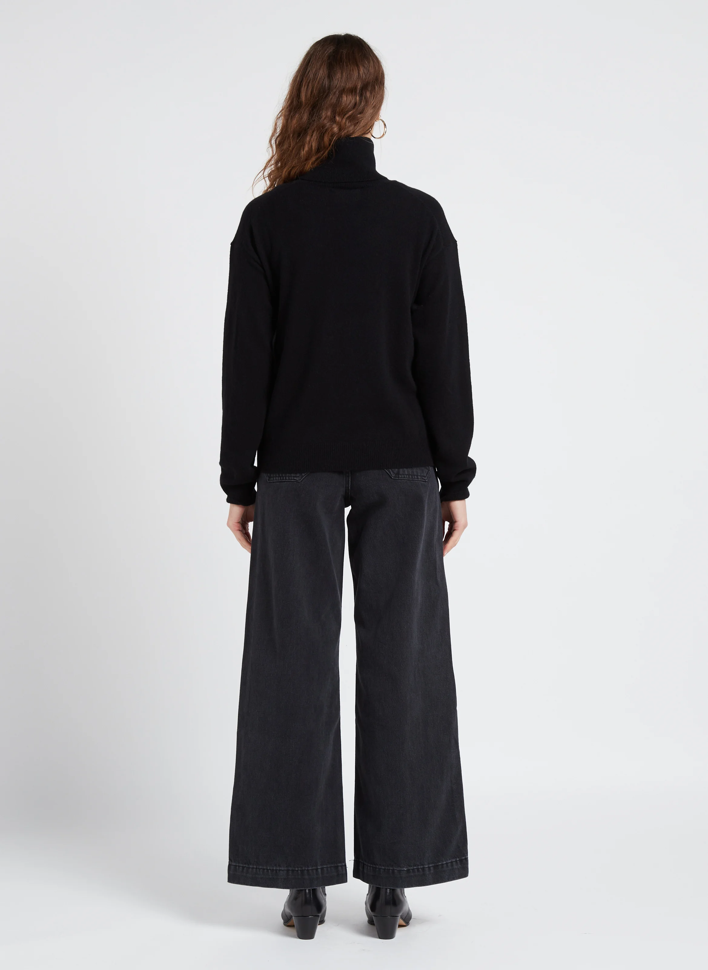 Jean baggy en coton | Noir