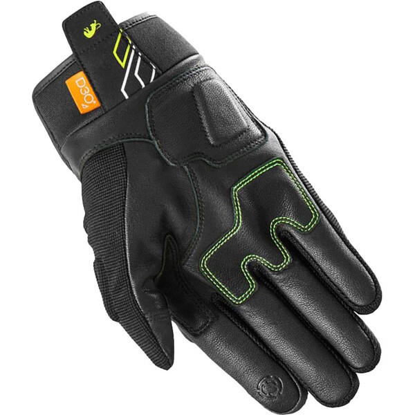 Furygan - Gants Jet Neon D3O® Noir / Blanc / Jaune fluo