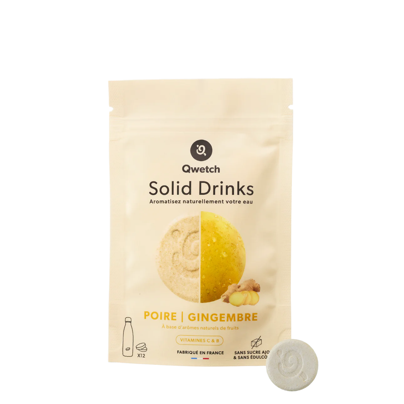Solid Drinks Poire Gingembre - Qwetch