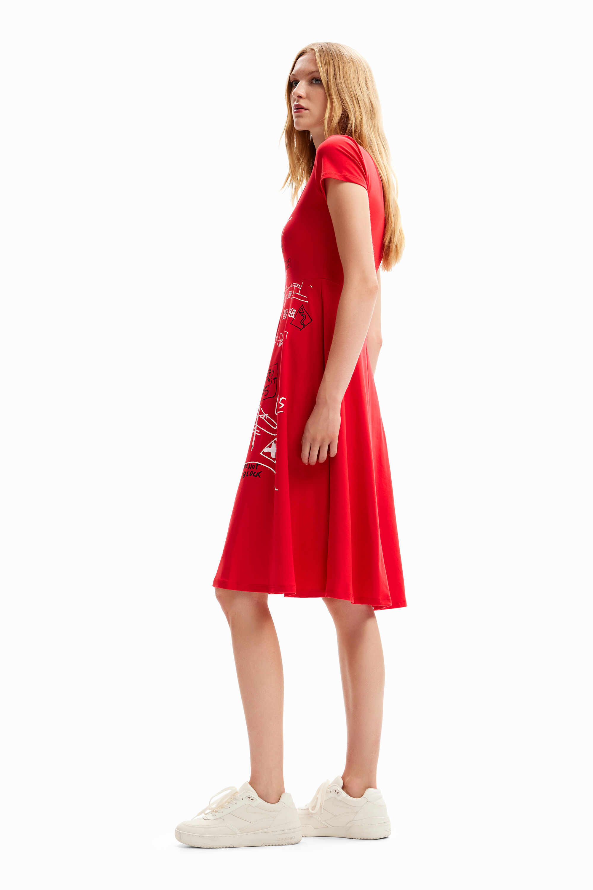 Robe courte arty