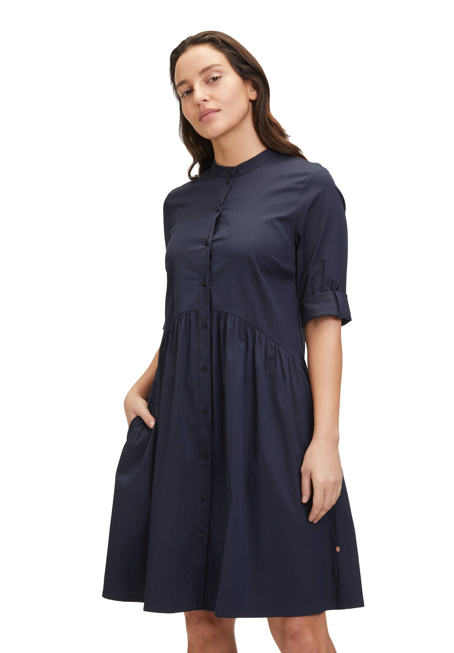 Vera Mont| Damen Hemdblusenkleid mit Knopfleiste