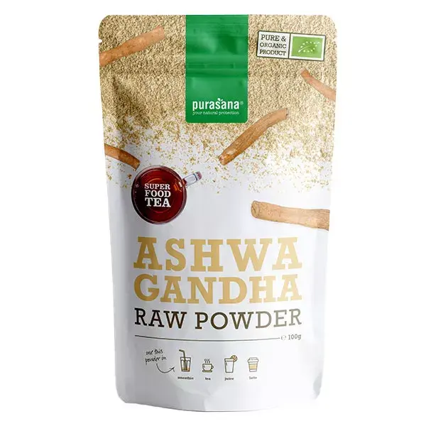 Pó Orgânico Purasana Ashwagandha 100g