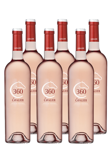 6 BOUTEILLES-LIVRAISON OFFERTE 360 DE CAVALIER