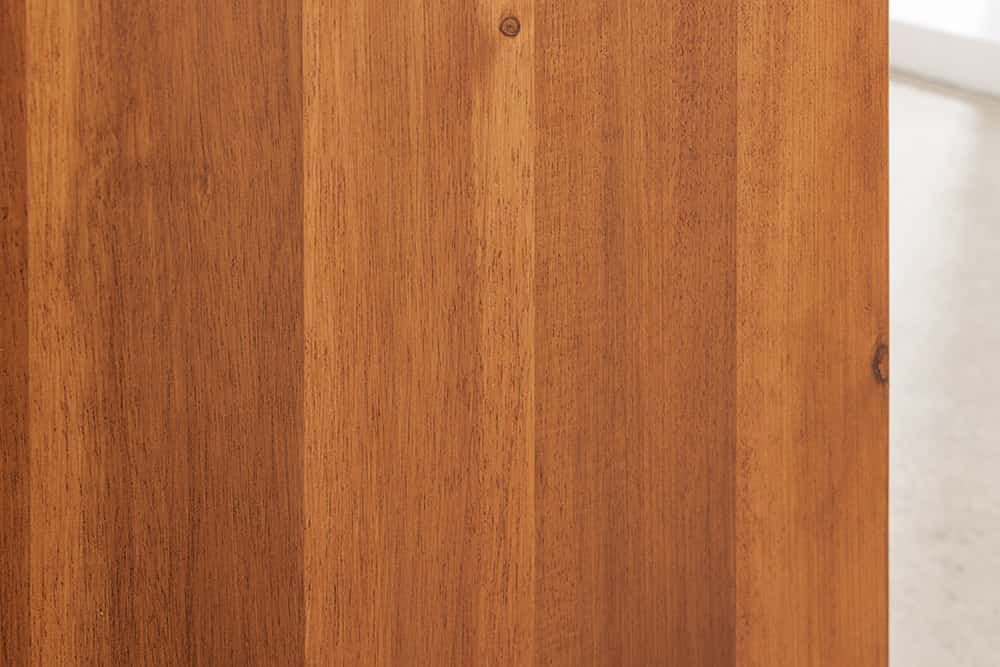 Massivholz Dekosäule COLUMNA 50cm braun Akazie Beistelltisch