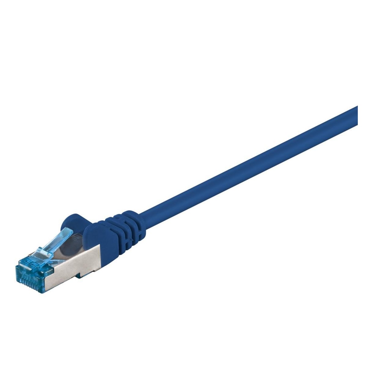 CAT 6A patchkabel, S/FTP (PiMF), blå
