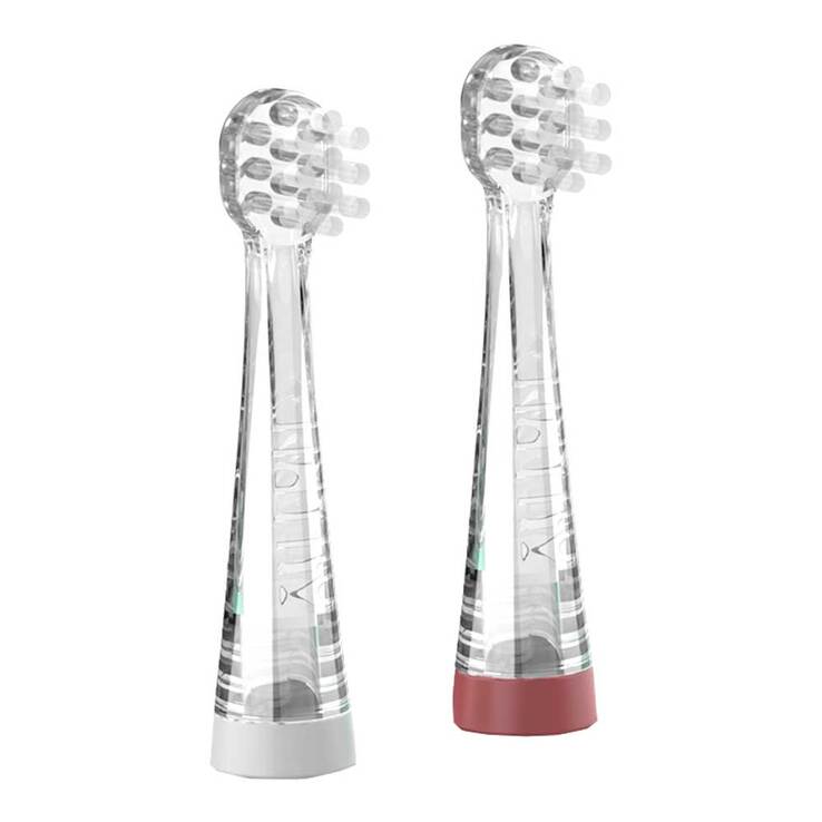 Nuvita Ersatzbürstenköpfe Sonic Clean & Care Größe S, 2 St